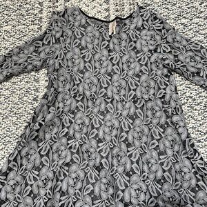 Free People sheer  tunic dress